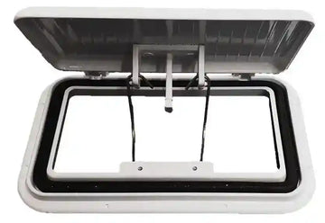 Large Scupper Vent White - Alloy - Everything Caravans