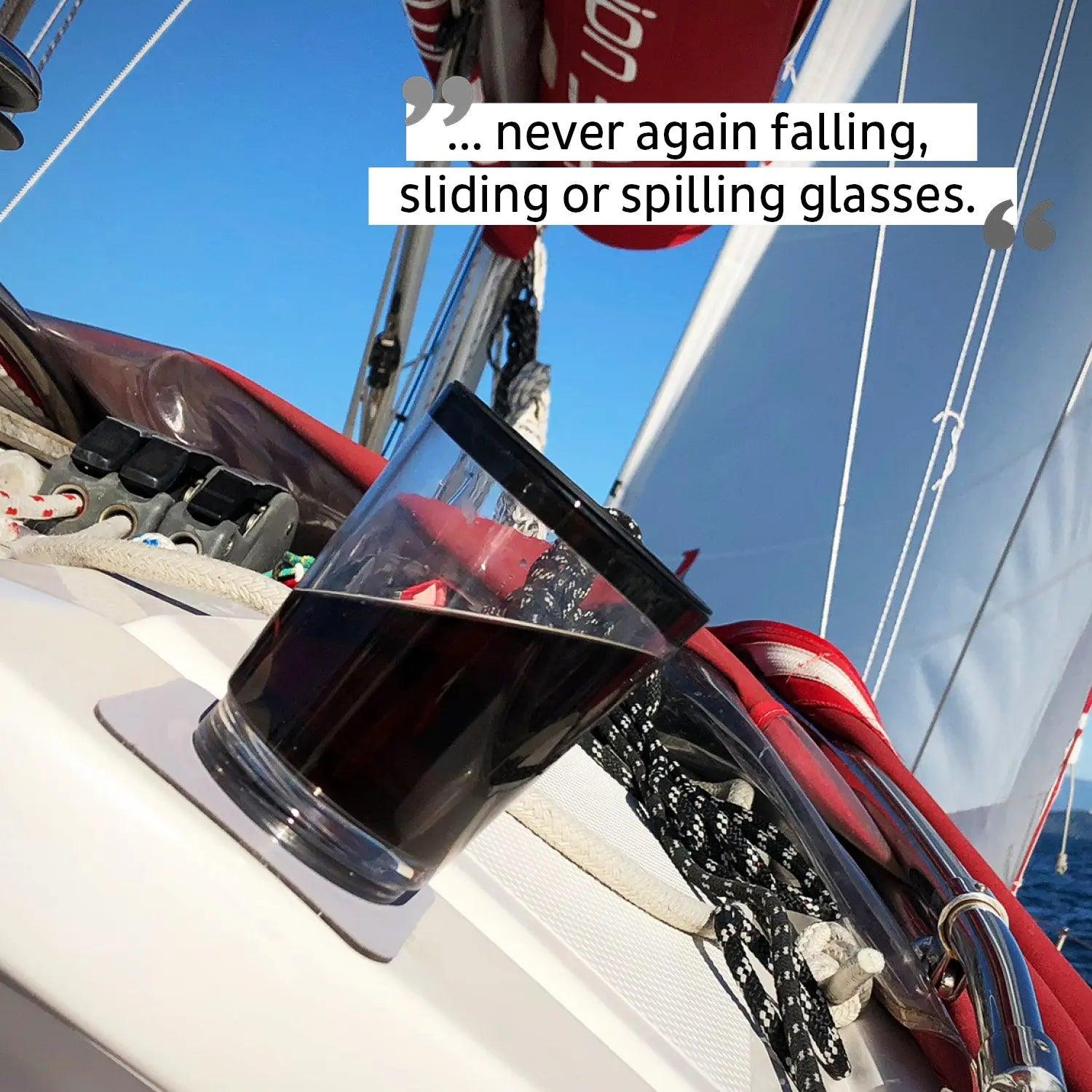 Lid with straw hole for Magnetic Drinking Cup By Silwy - Everything Caravans