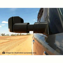 MSA Towing Mirror compatible with Toyota Hilux Chrome - Everything Caravans