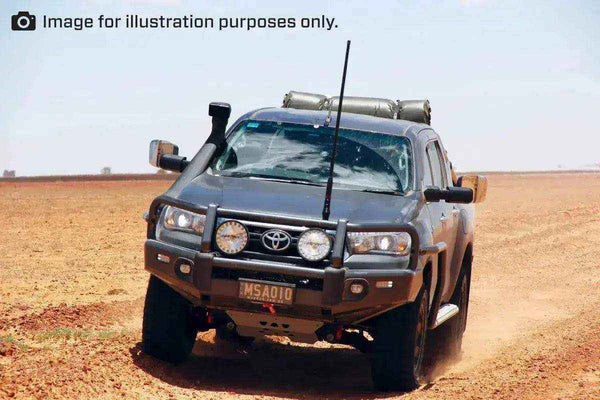MSA Towing Mirror compatible with Toyota Land Cruiser 200 Series Black - Everything Caravans
