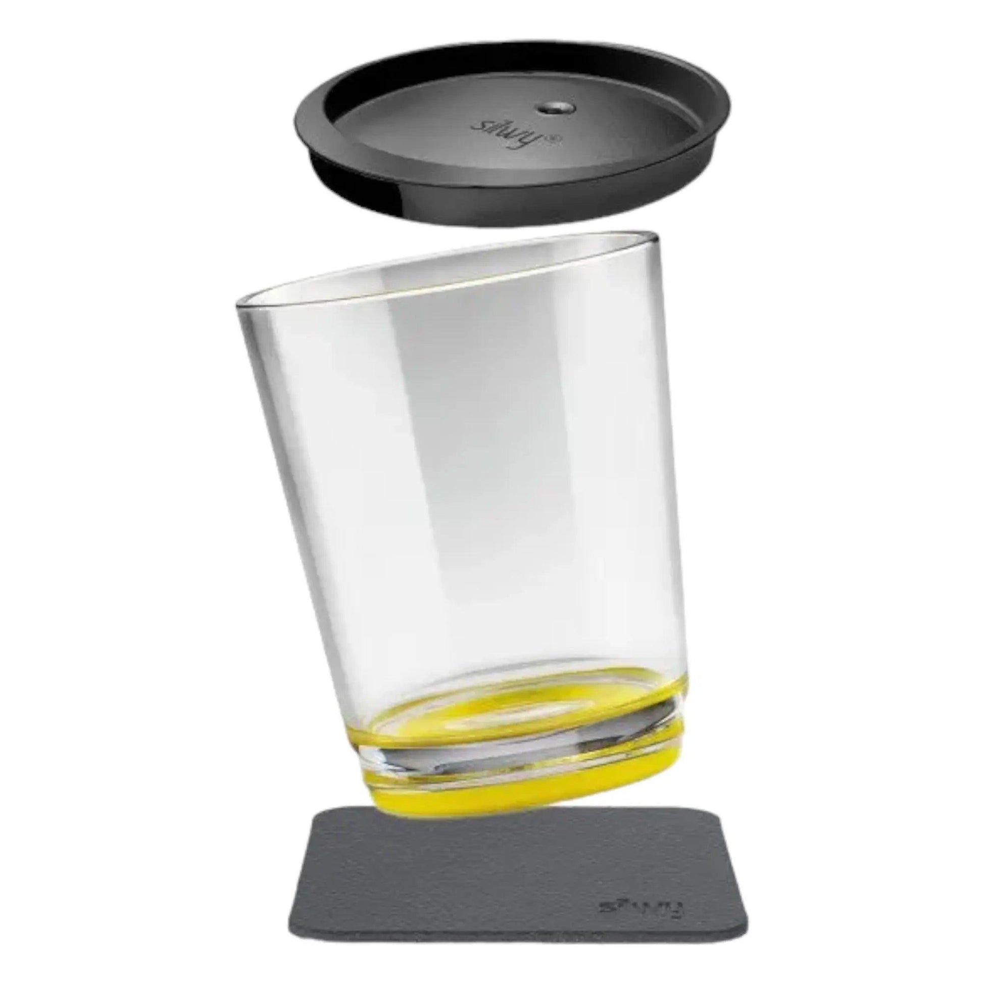 Magnetic Drinking Cup Triple Oh Yellow By Silwy - Everything Caravans