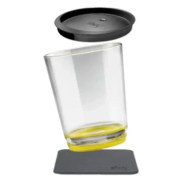 Magnetic Drinking Cup Triple Oh Yellow By Silwy - Everything Caravans