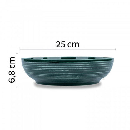 Magnetic Food Bowl 25cm FOREST GREEN By Silwy - Everything Caravans