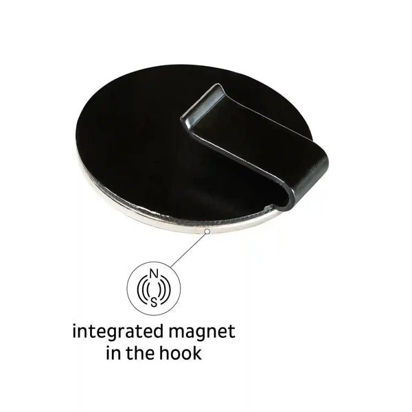 Magnetic Hook CLEVER BLACK incl. Pad BLACK By Silwy - Everything Caravans