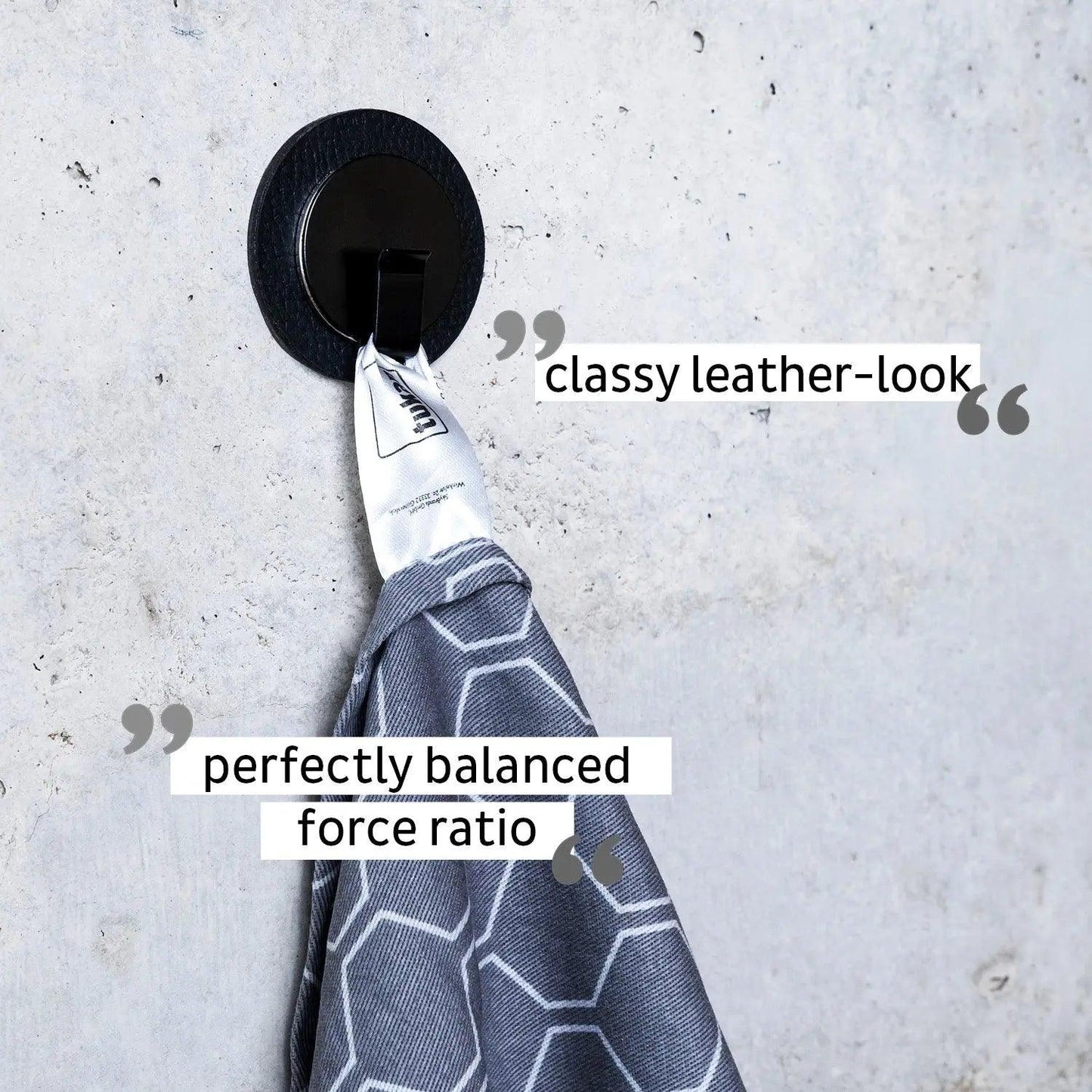 Magnetic Hook CLEVER BLACK incl. Pad BLACK By Silwy - Everything Caravans