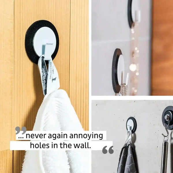 Magnetic Hook CLEVER WHITE incl. Pad BLACK By Silwy - Everything Caravans