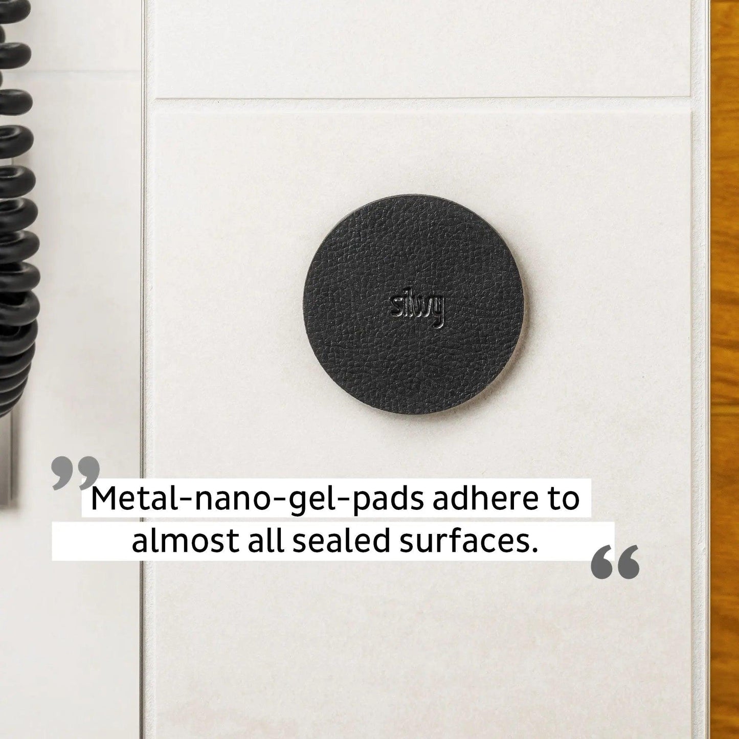 Magnetic Hook SPOT incl. Pad BLACK By Silwy - Everything Caravans