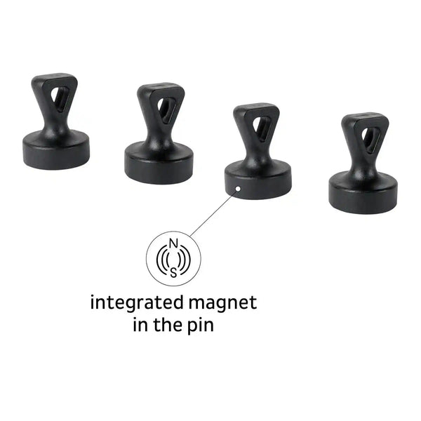 Magnetic Pins FLEX incl. Pads BLACK By Silwy - Everything Caravans