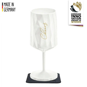 Magnetic Plastic Glass WINE "CHEERS" 0.3l by Silwy - Everything Caravans