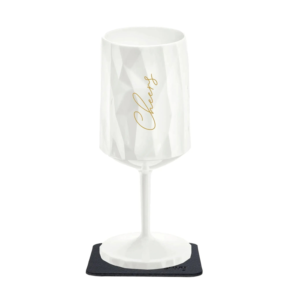 Magnetic Plastic Glass WINE &quot;CHEERS&quot; 0.3l by Silwy Silwy