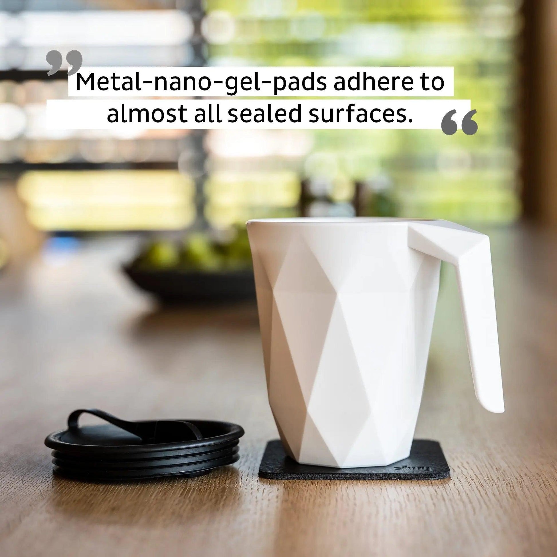 Magnetic TO GO Handle Cup BLACK by Silwy - Everything Caravans