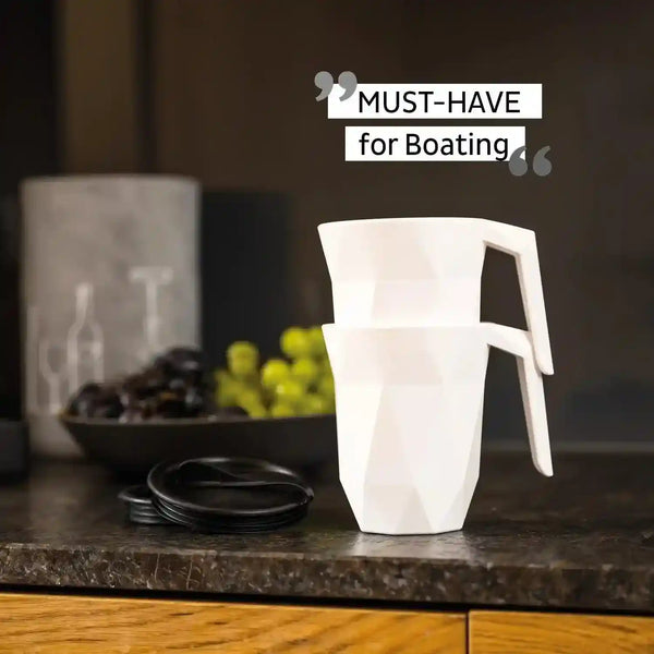 Magnetic TO GO Handle Cup BLACK by Silwy - Everything Caravans