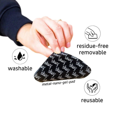 Metal-Nano-Gel-Mat BLACK for Magnetic Glasses By Silwy - Everything Caravans