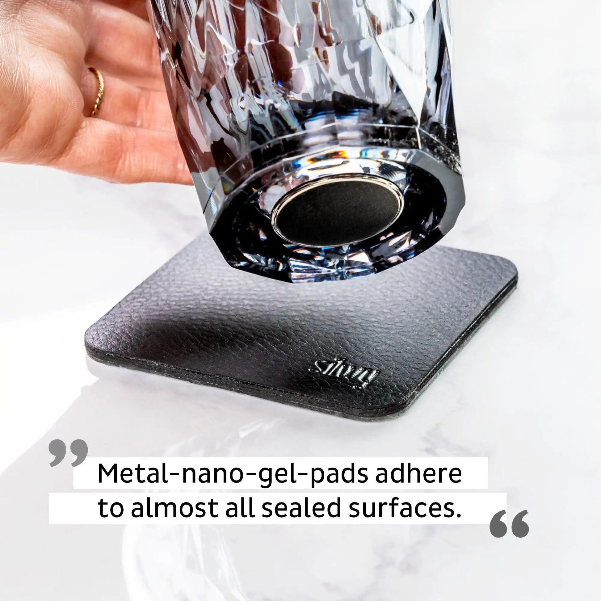 Metal-Nano-Gel-Pads (square) BLACK By Silwy - Everything Caravans