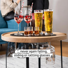 Metal Nano Gel Placemat LARGE BLACK By Silwy - Everything Caravans