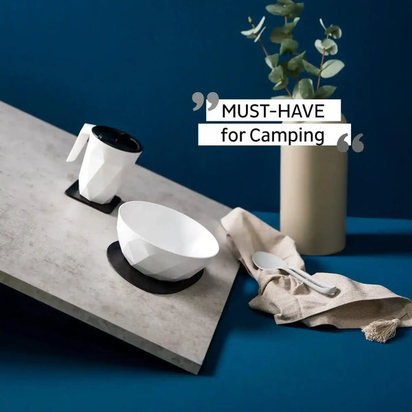 Metal Nano Gel Placemat MEDIUM BLACK By Silwy - Everything Caravans