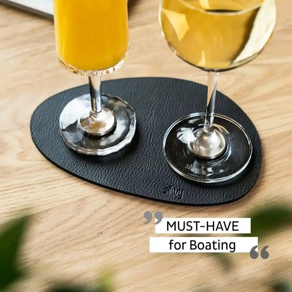 Metal Nano Gel Placemat MEDIUM BLACK By Silwy - Everything Caravans