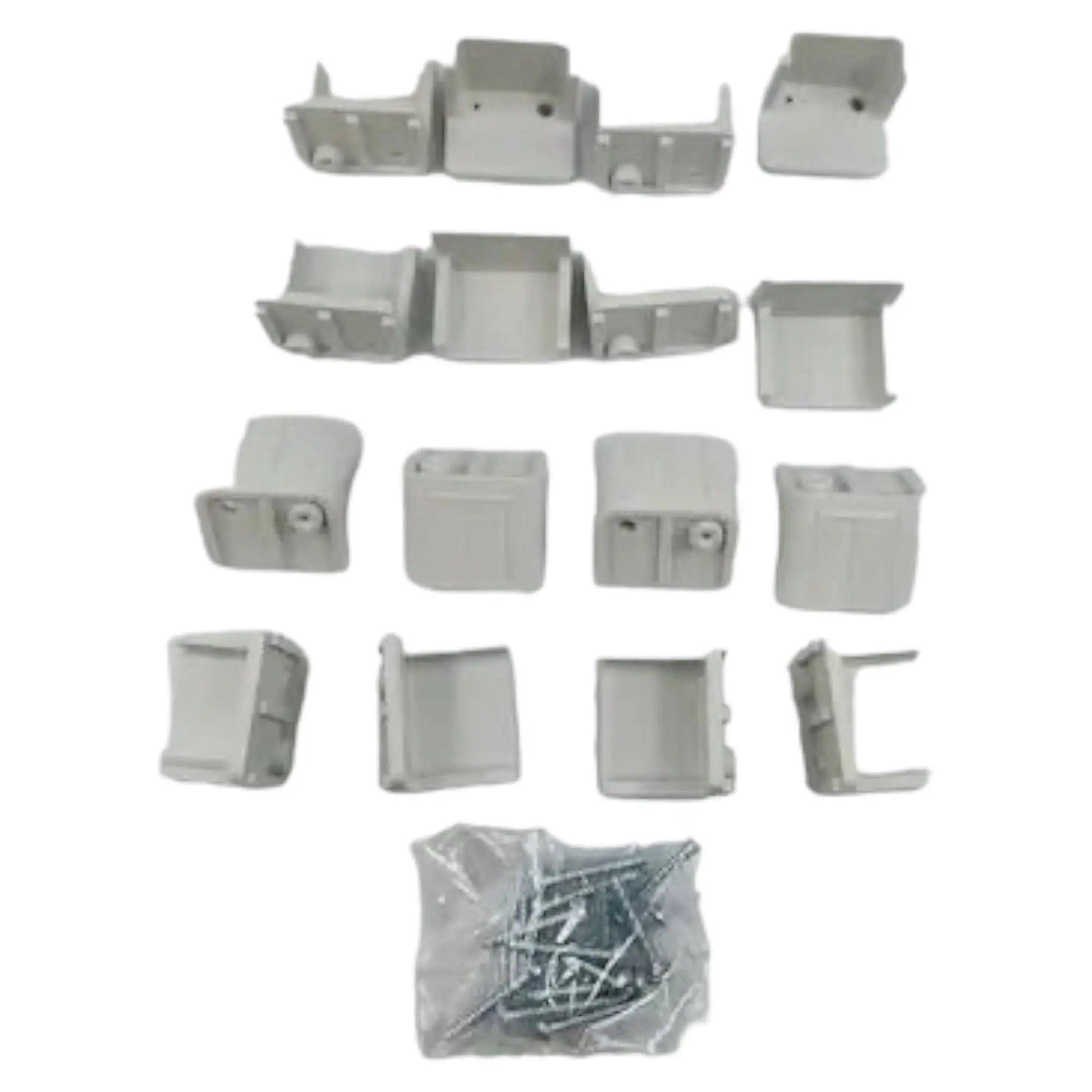 Mounting Kit Grey Suits Heki 2 Roof Thickness 25-32mm Grey - Everything Caravans