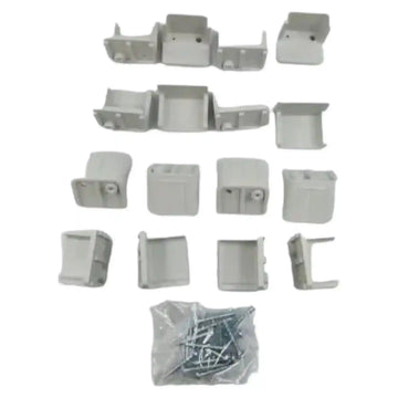 Mounting Kit Grey Suits Heki 2 Roof Thickness 25-32mm Grey - Everything Caravans