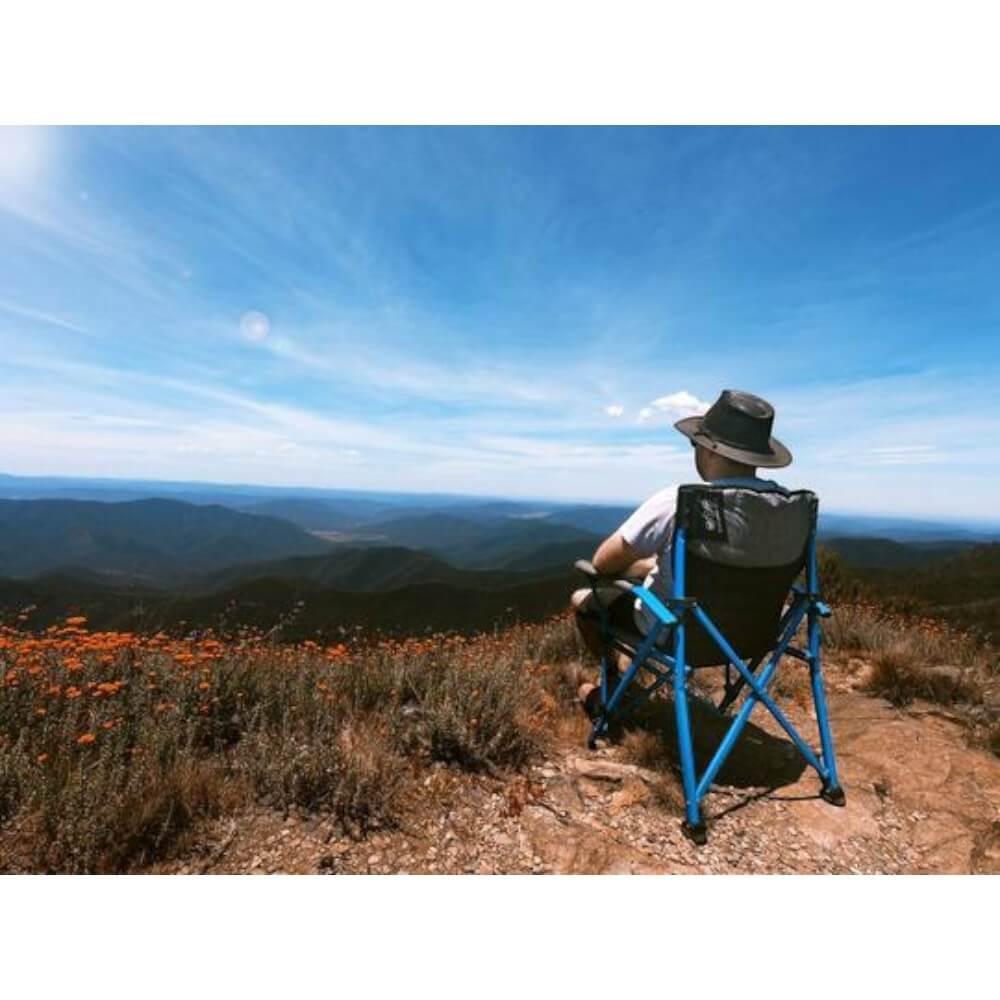 NAV-011 Navigator Gear the Nowhere Chair Adults 150Kg Blue Grey 6