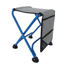 NAV-043 Navigator Gear the Nowhere Flip Stool Blue Grey 125Kg 2