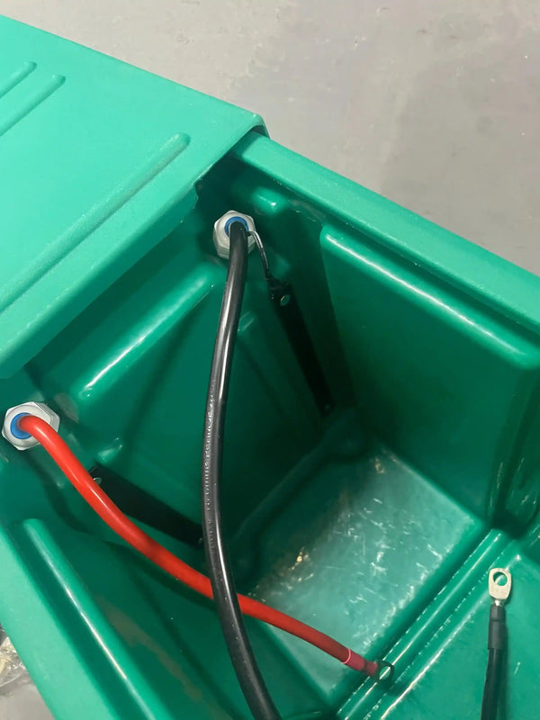 National Luna 12v DCDC Charger Box (Green) Ideal for Lithium Battery - Everything Caravans