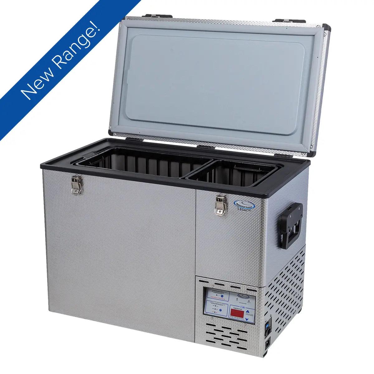National Luna 55 Litre Legacy Stainless Steel Fridge Freezer - Single Zone - Everything Caravans