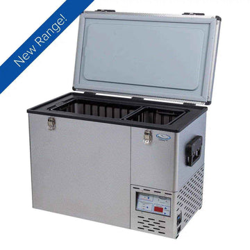 National Luna 55 Litre Legacy Stainless Steel Fridge Freezer - Single Zone - Everything Caravans