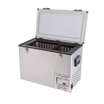 National Luna 55 Litre Legacy Stainless Steel Fridge Freezer - Single Zone - Everything Caravans