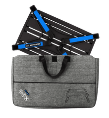 Navigator Gear RV Folding Step and Bag Blue Grey - Everything Caravans