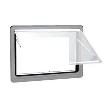Outer Frame for Seitz S4 Window 1100X550 Black - Everything Caravans