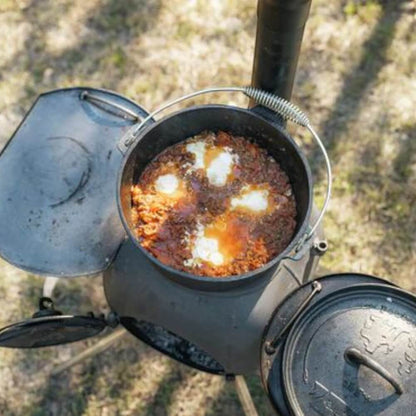 P92M-09 Campfire Dutch Camp Oven Pre Seasoned 4.5 Quart 2
