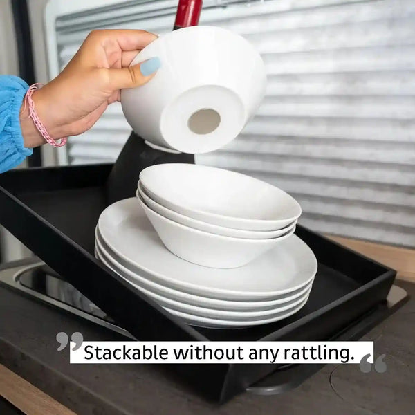 Porcelain Magnetic Bowls by Silwy - Everything Caravans