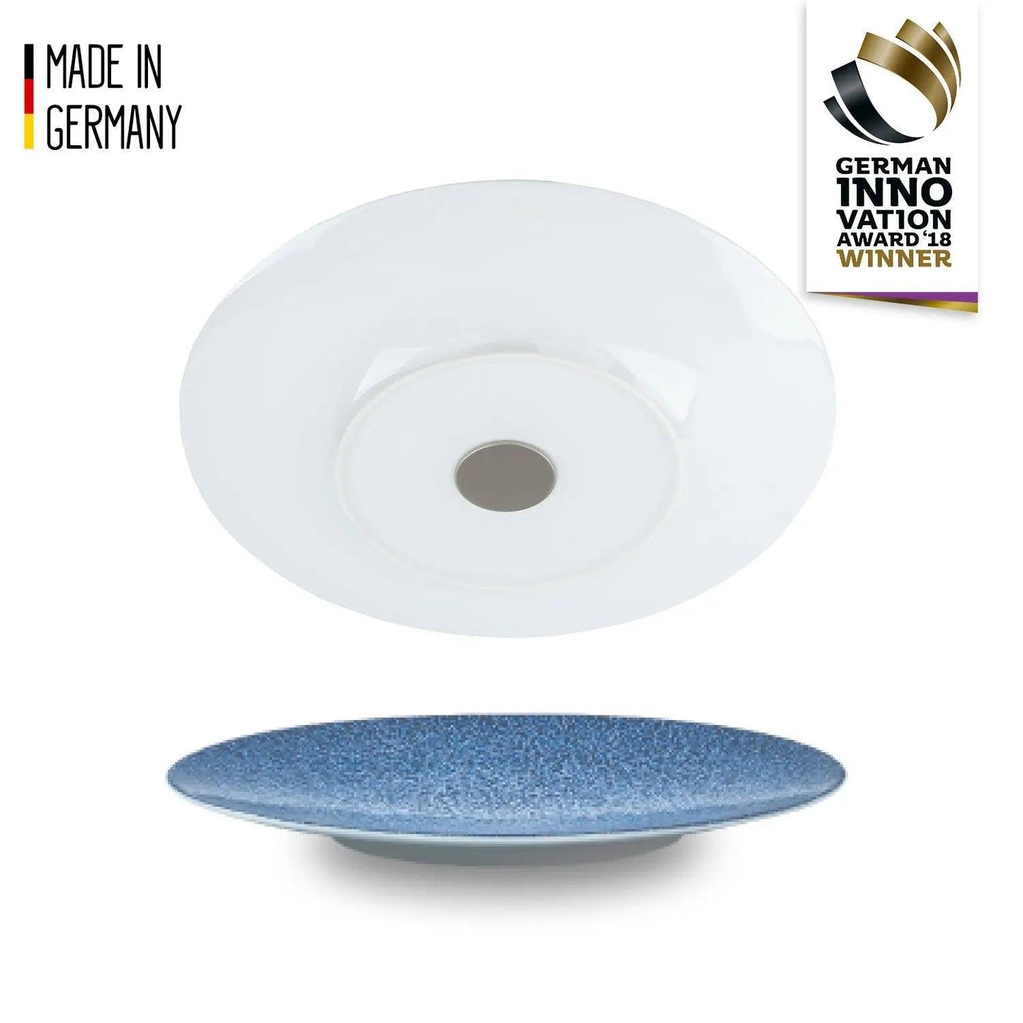 Porcelain Magnetic Breakfast Plates OCEAN by Silwy - Everything Caravans