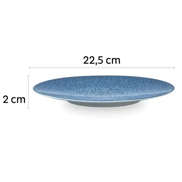 Porcelain Magnetic Breakfast Plates OCEAN by Silwy - Everything Caravans