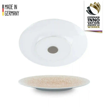 Porcelain Magnetic Breakfast Plates APRICOT by Silwy - Everything Caravans