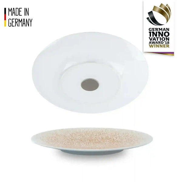 Porcelain Magnetic Breakfast Plates APRICOT by Silwy - Everything Caravans