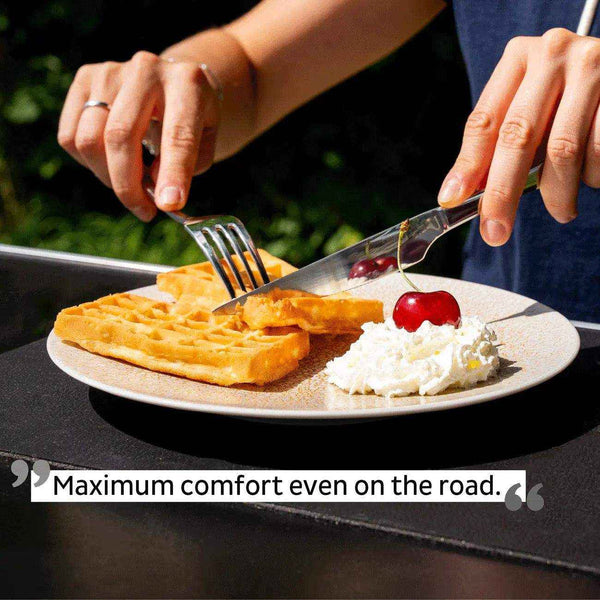 Porcelain Magnetic Breakfast Plates APRICOT by Silwy - Everything Caravans