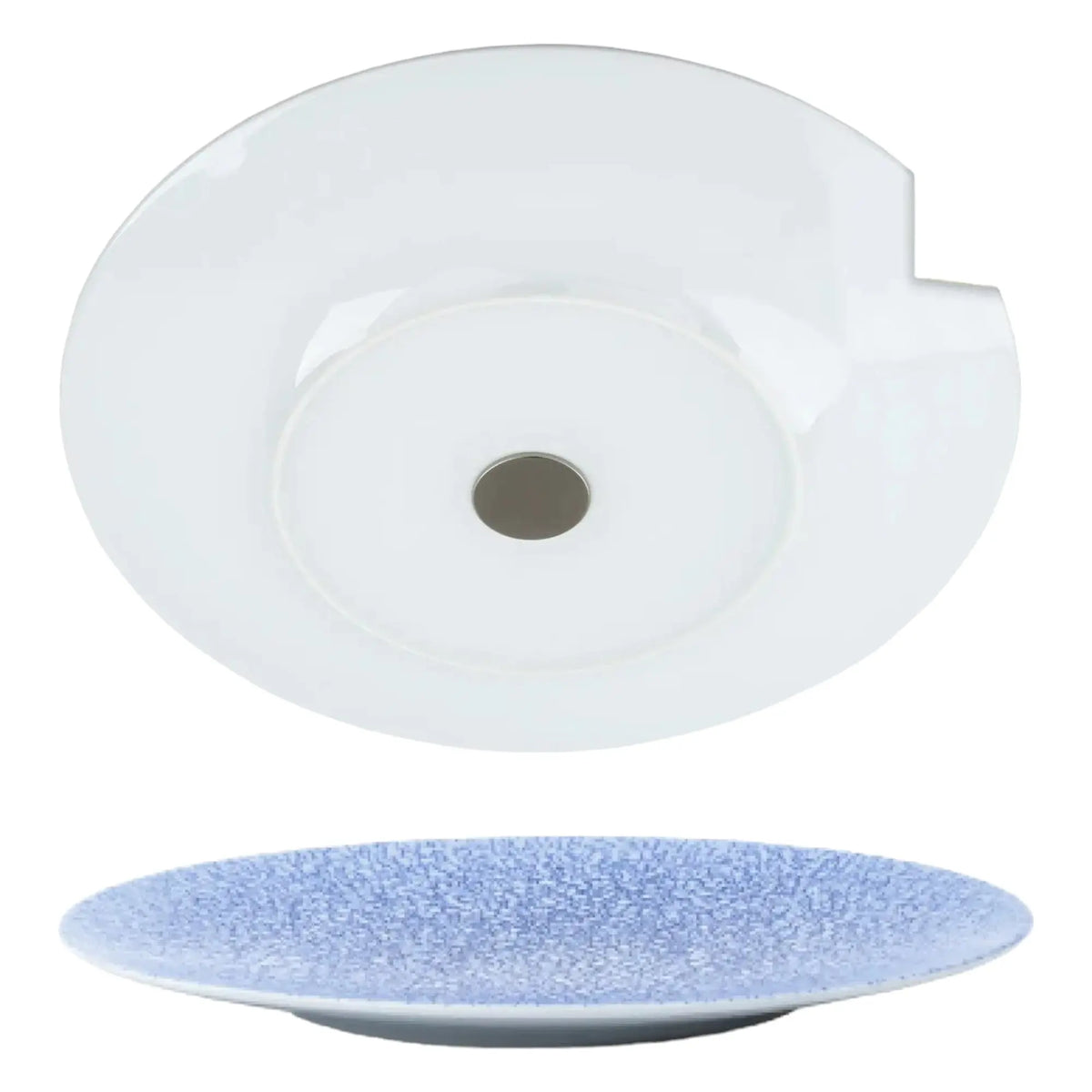 Porcelain Magnetic Dinner Plates OCEAN by Silwy Silwy