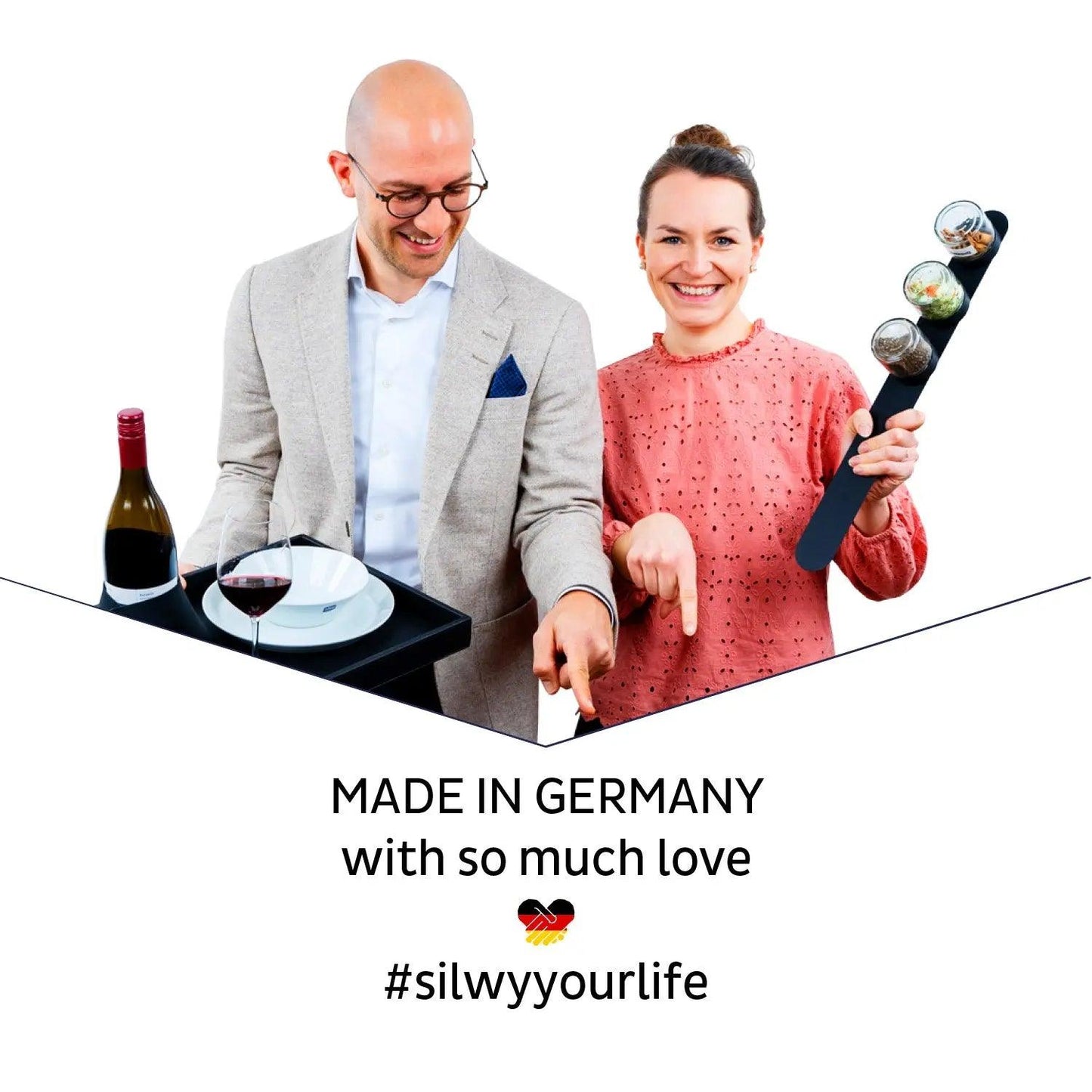 Porcelain Magnetic Gourmet Plates by Silwy - Everything Caravans
