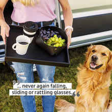 Porcelain Magnetic Handle Cups - Pads in BLACK - by Silwy - Everything Caravans