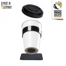 Porcelain To-Go Cup with Black Pad By Silwy - Everything Caravans