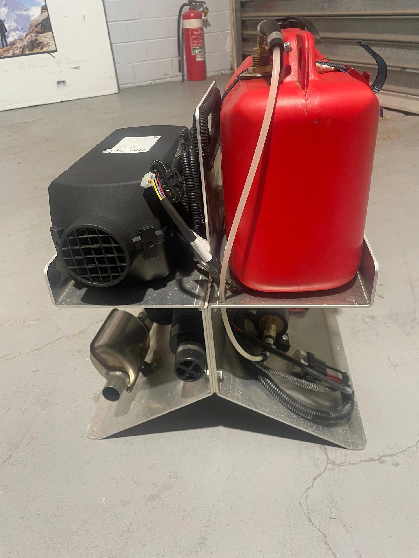 Portable Diesel Heater Alloy Mounting Frame - Everything Caravans
