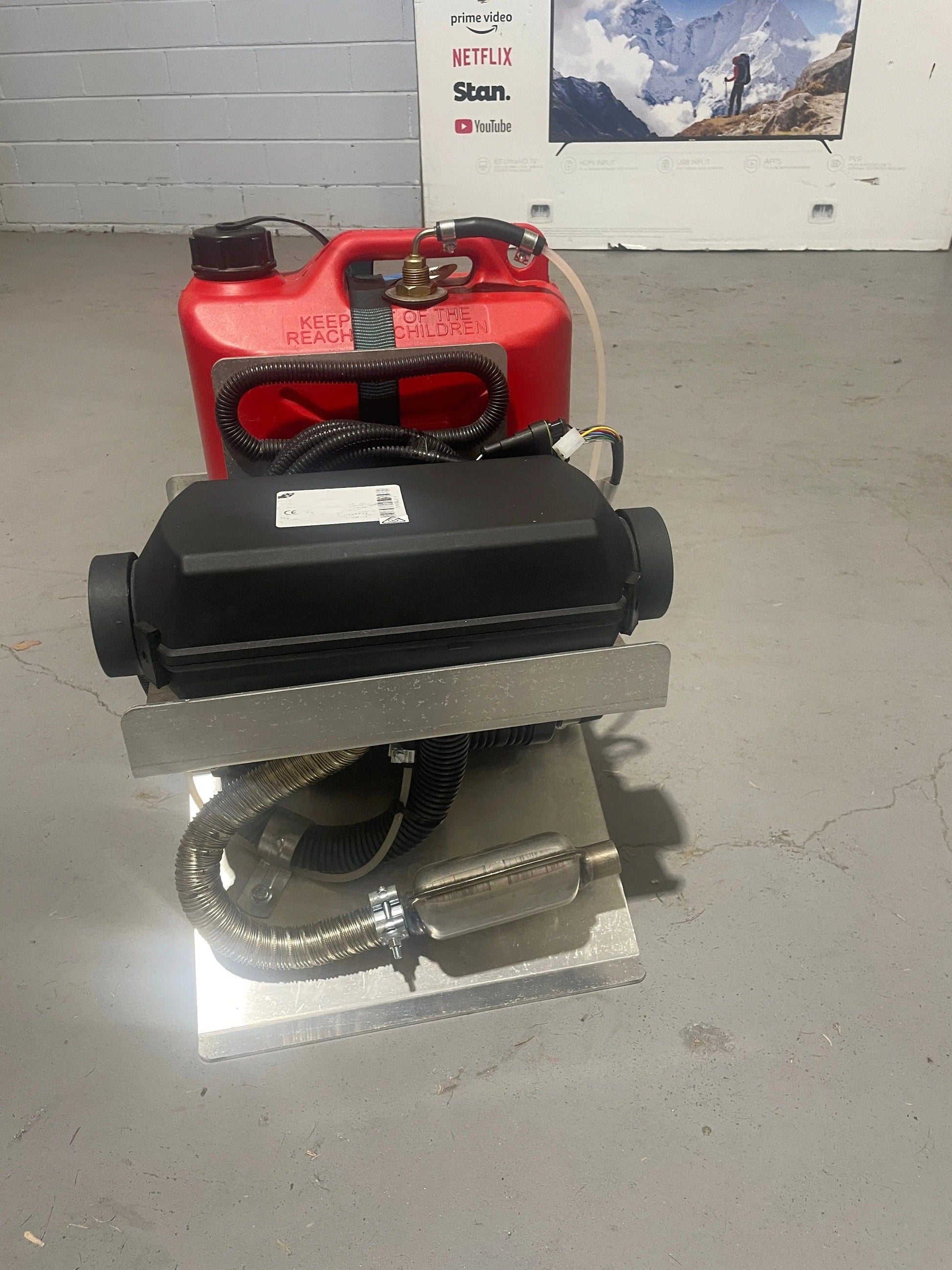 Portable Diesel Heater Alloy Mounting Frame - Everything Caravans