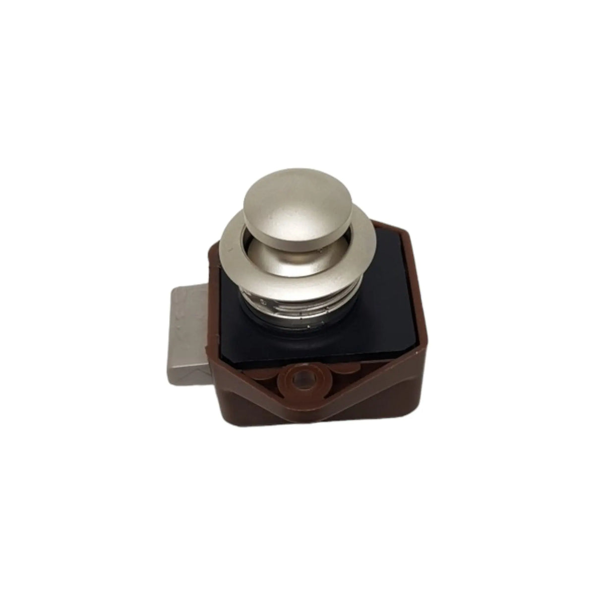 Push Button Latch Mini with Knob and insert for Caravan 19mm Coast to Coast
