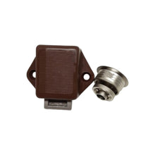 Push Button Latch Mini with Knob and insert for Caravan 19mm - Everything Caravans