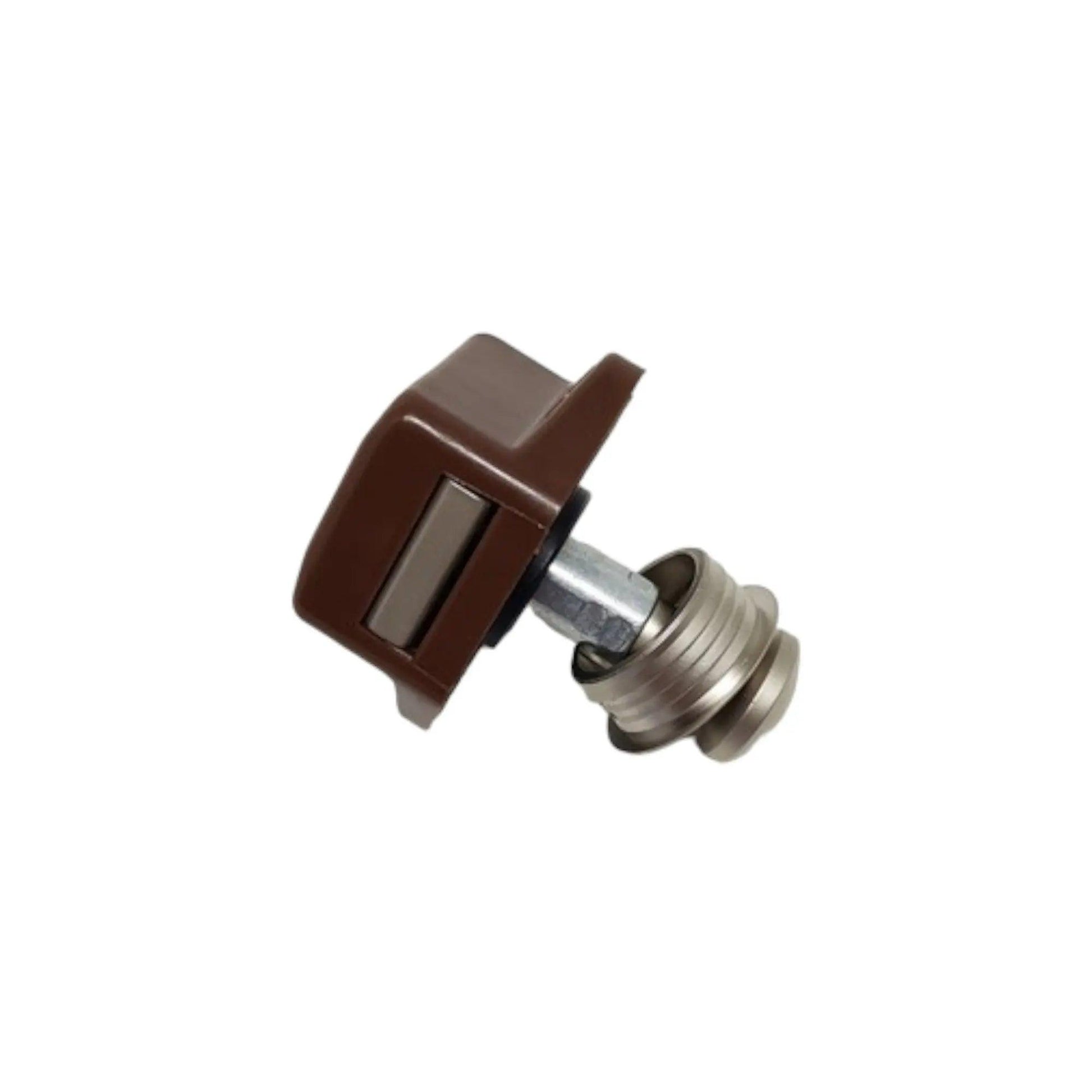 Push Button Latch Mini with Knob and insert for Caravan 19mm - Everything Caravans