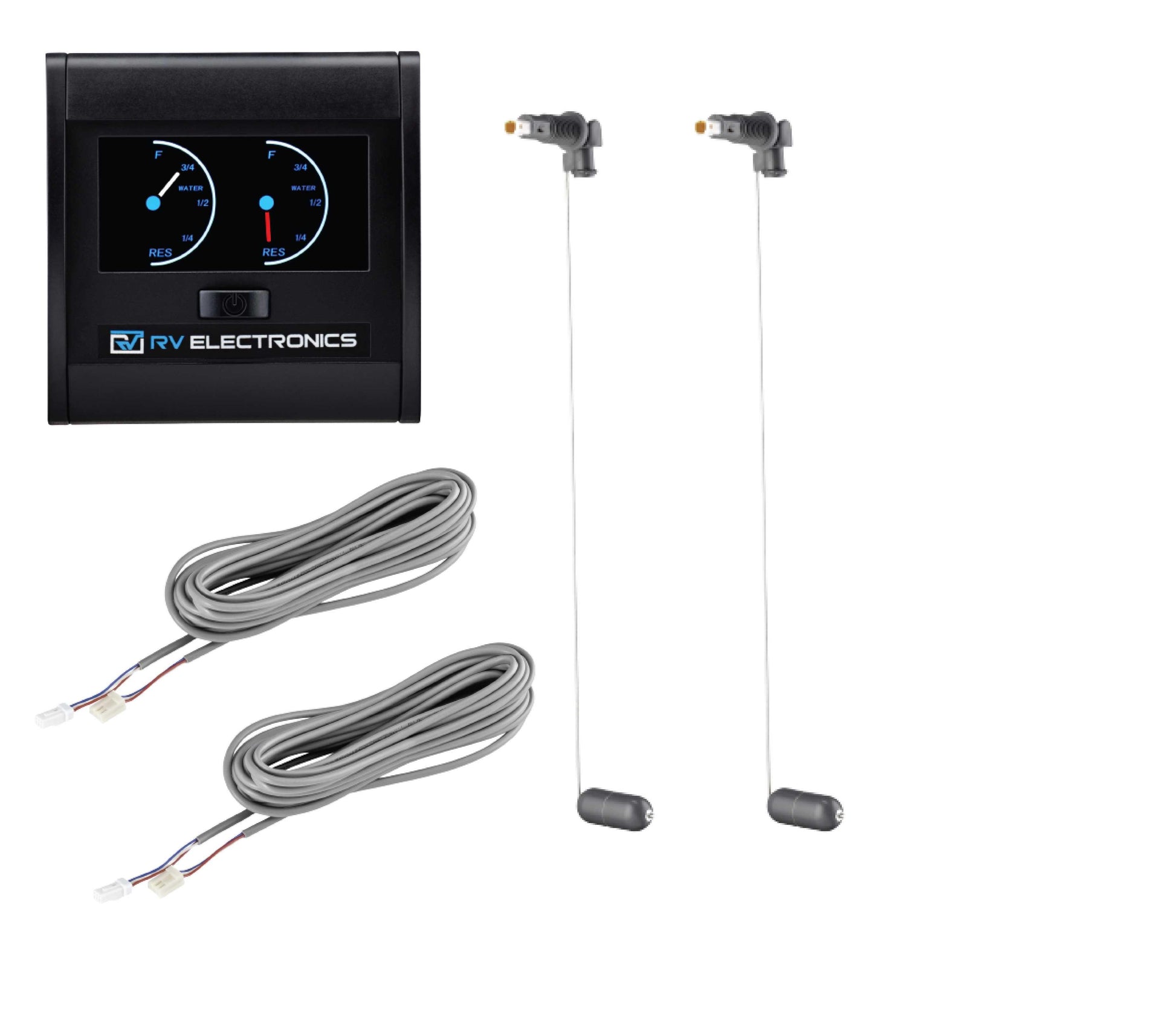 RV Electronics LCD Double Marine Deep Tank Gauge and Sender Kit - Everything Caravans