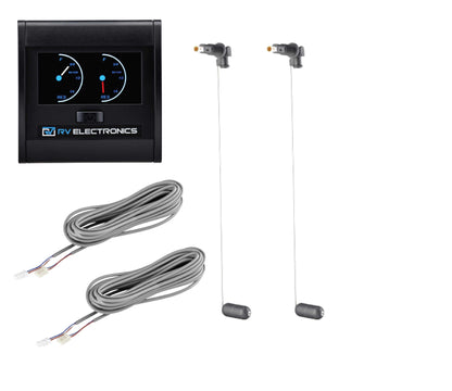 RV Electronics LCD Double Marine Deep Tank Gauge and Sender Kit - Everything Caravans