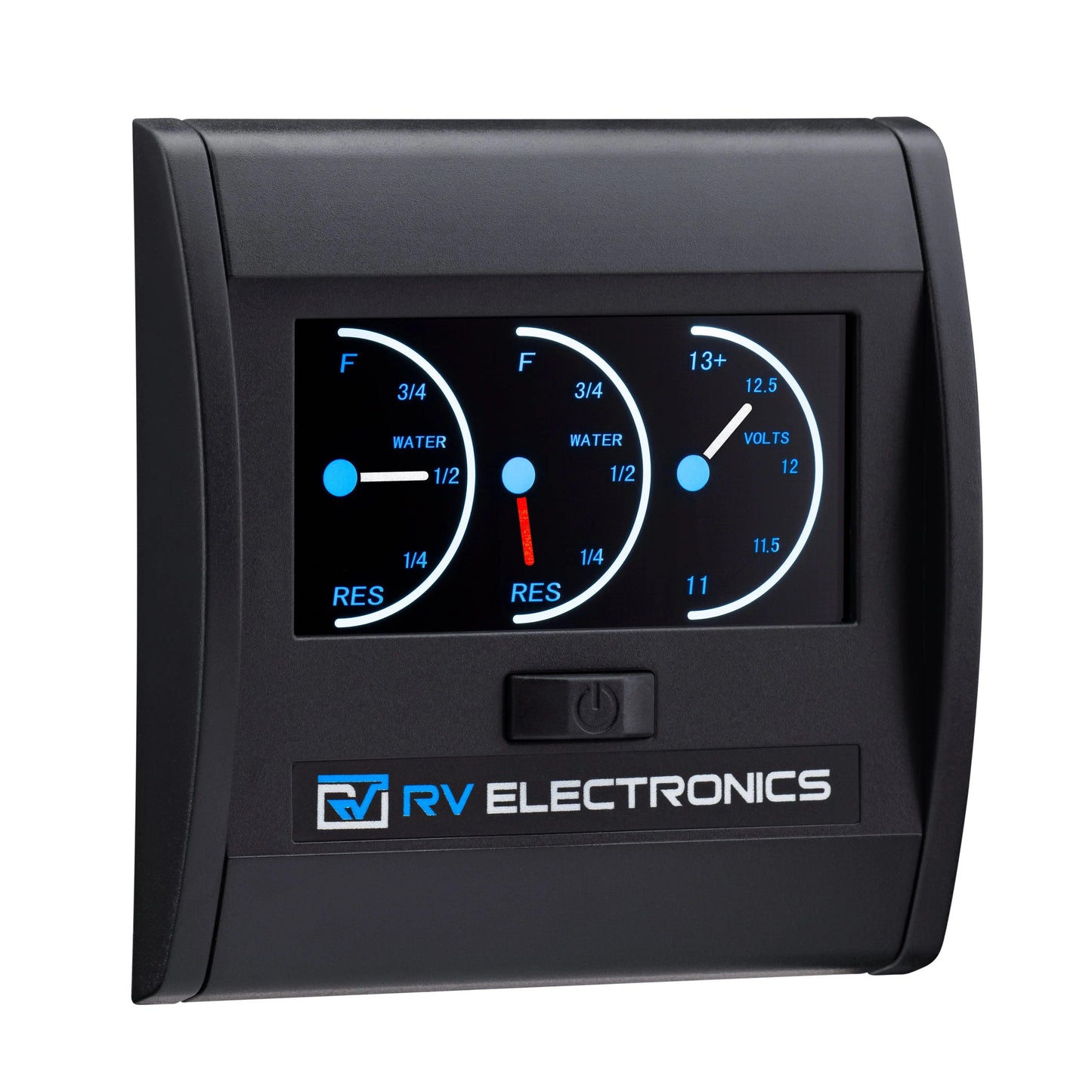RV Electronics LCD Double Tank Water Level Indicator and voltmeter Combination Guage - Everything Caravans